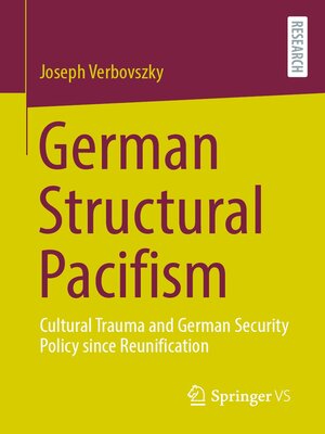 cover image of German Structural Pacifism